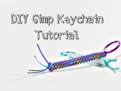 GIMP Boondoggle Simple Box Stitch Keychain Tutorial