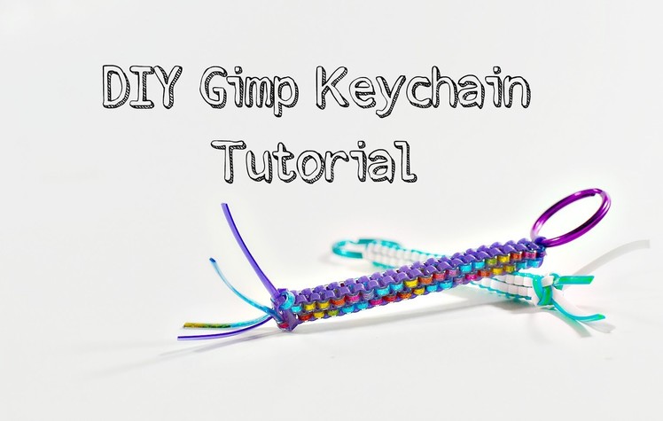 GIMP Boondoggle Simple Box Stitch Keychain Tutorial