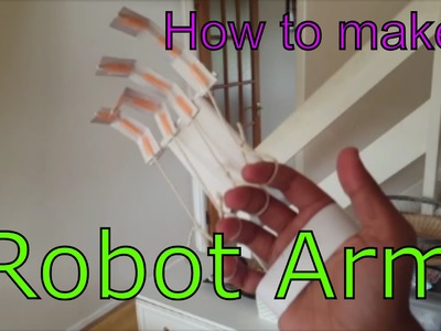 How to make a ROBOTIC ARM out of paper and card.