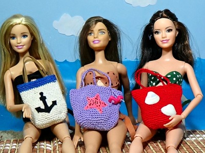 How to make  doll  beach bag DIY for Dolls beach bag