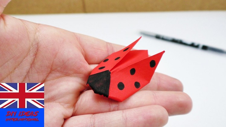 Ladybug Origami | Origami for kids | Decoration and gift idea