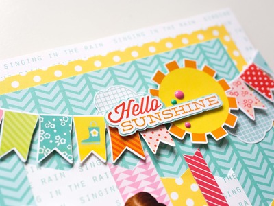 Lay Out tutorial by Nadya Lifa ( Echo Park Paper "Sunny Days Ahead")
