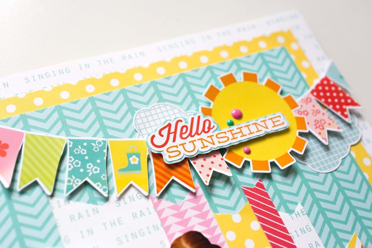 Lay Out tutorial by Nadya Lifa ( Echo Park Paper "Sunny Days Ahead")