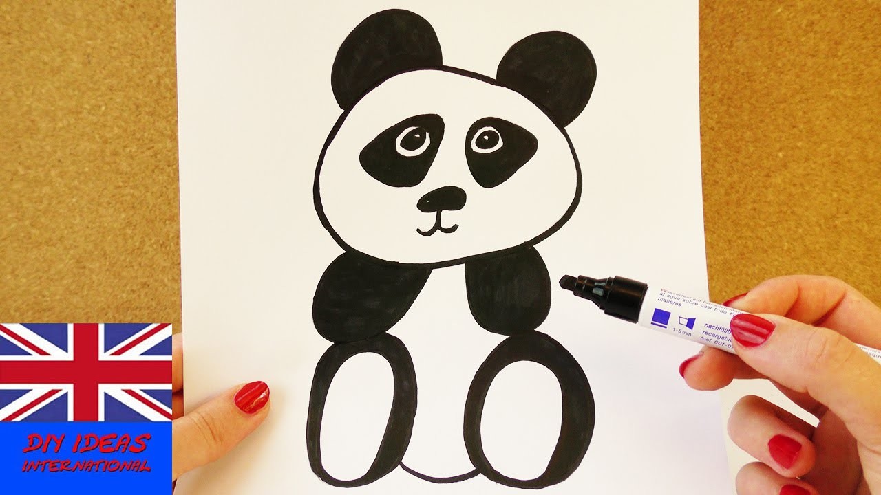 Learn How To Draw A Baby Panda Bear Step By Step Tutorial