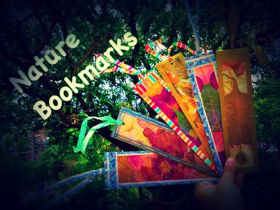 Nature Bookmarks DIY 1