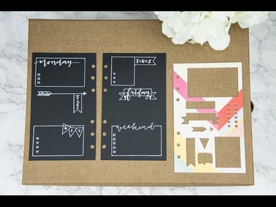 NEW STENCIL Blackout Paper Planning
