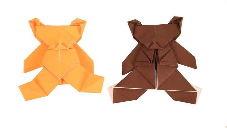 Origami Instructions Bear | How to Make Origami Bear | Kids Origami | How to Make Origami Animals |