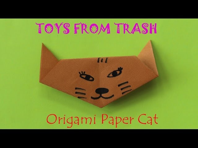 Origami Paper Cat | Kannada