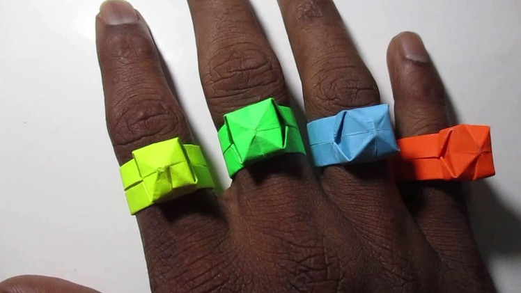 Origami Ring - Origami Finger Ring Instructions Easy # 1