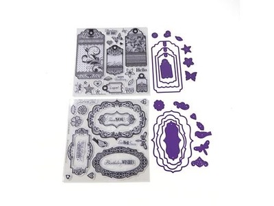 Paper Wishes Tags, Labels Stamps   Cutting Dies