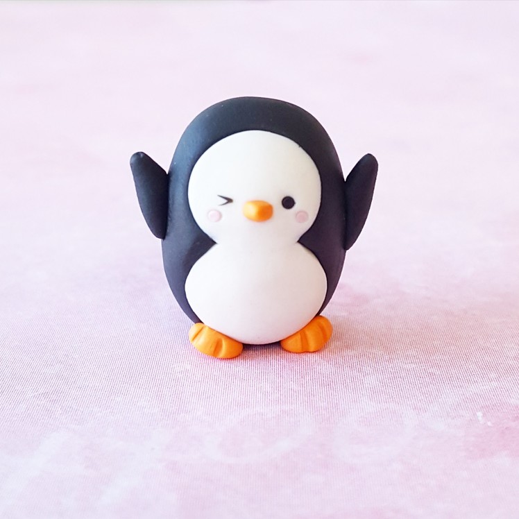 Polymer Clay Tutorial | Simple Kawaii Penguin