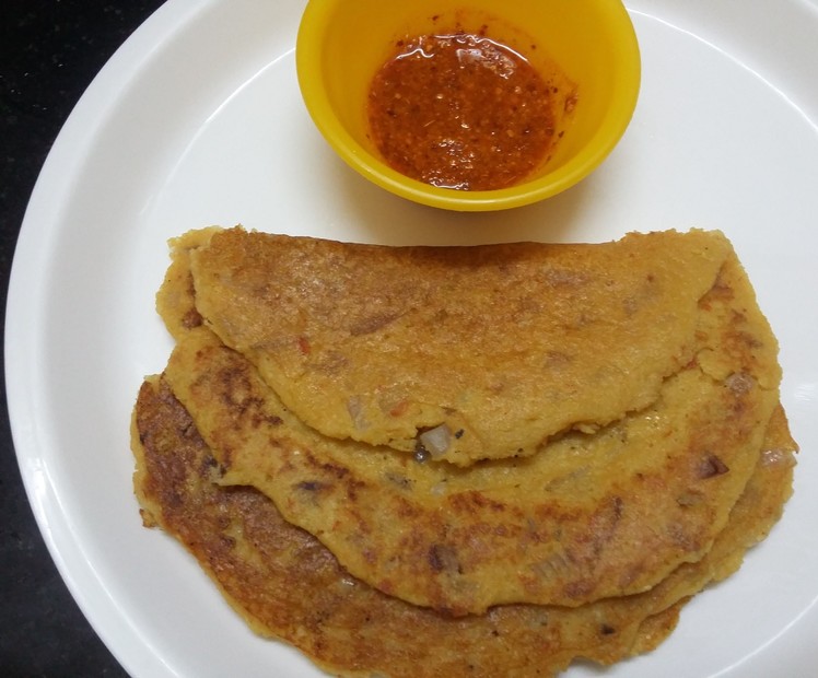 Thinai onion adai dosa recipe in tamil - how to make or prepare Foxtail onion Adai dosa tiffin