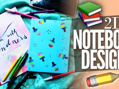 2 DIY Easy and Unique Notebook Designs! | DIY with Zymon B.