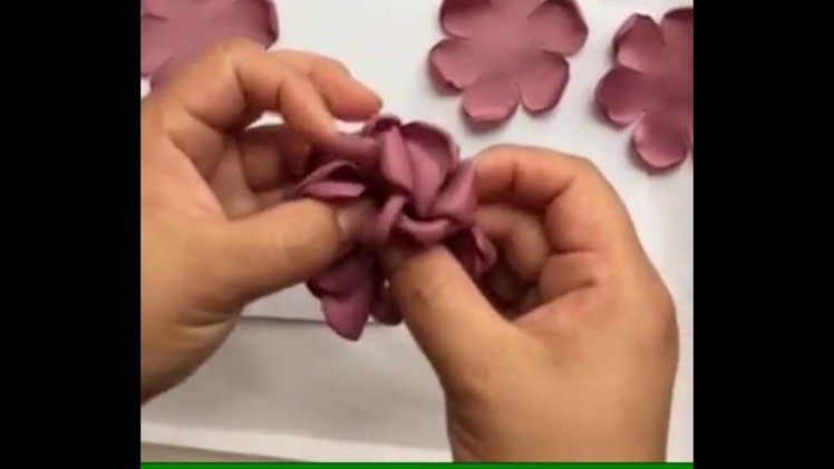 Children  can burn ribbon hair accessories diy flower tutorial   SD