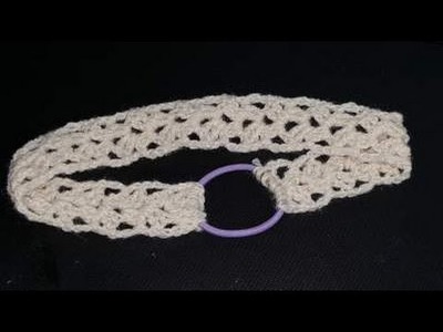 Crochet Head Band- how to make easy head band using wool