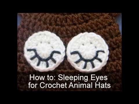 Crochet Tutorial: Sleeping Eyes