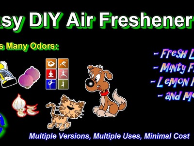 DIY Air Freshener - Room Deodorizer - Fresh Clean Smell Instantly