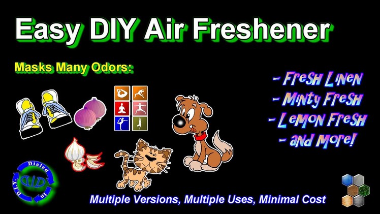 DIY Air Freshener - Room Deodorizer - Fresh Clean Smell Instantly
