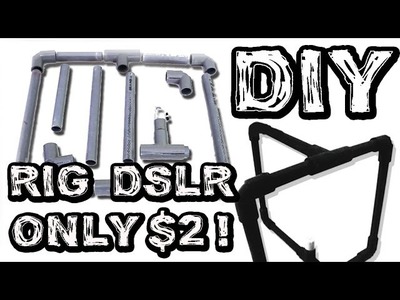 DIY - fig RIG for DSLR camera stabilizer $2 !