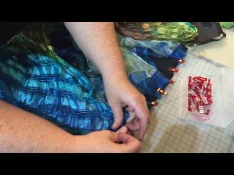 DIY: How to make a mermaid wrap-around bustle