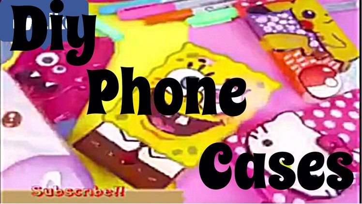 DIY:Phone cases (pokemon case)