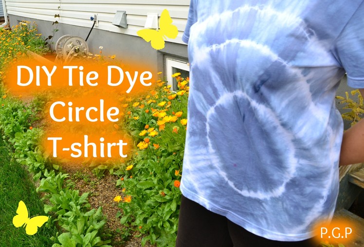 DIY Tie Dye Circles T-shirt | P.G.P