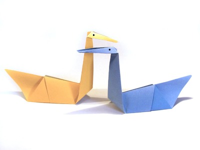 Easy Origami Swan - Tutorial - How to make an easy origami Swan