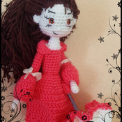 Girl With Umbrella Amigurumi Crochet Pattern