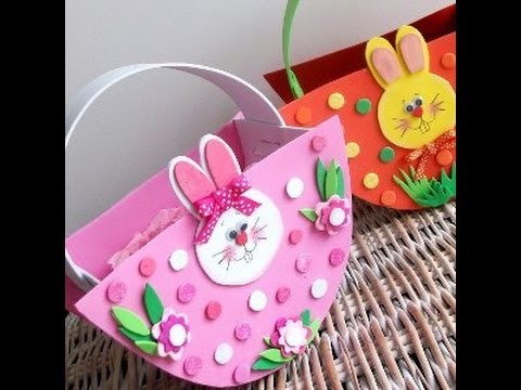 How to DIY Easter Basket Crafts for Kids + Tutorial .