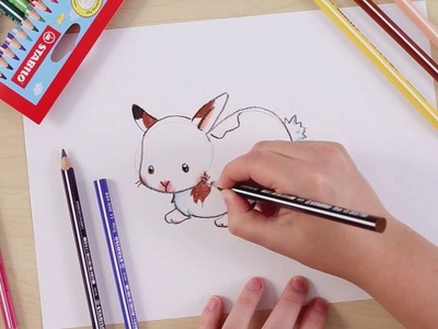 How to draw a bunny (STABILO Tutorials, intermediate)