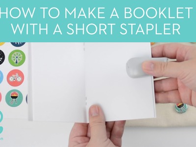 How to make a booklet with a short stapler