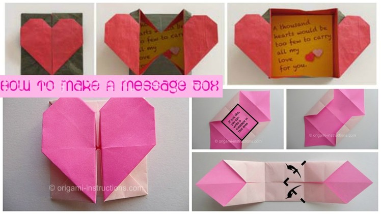 How to make a Heart Message Box.