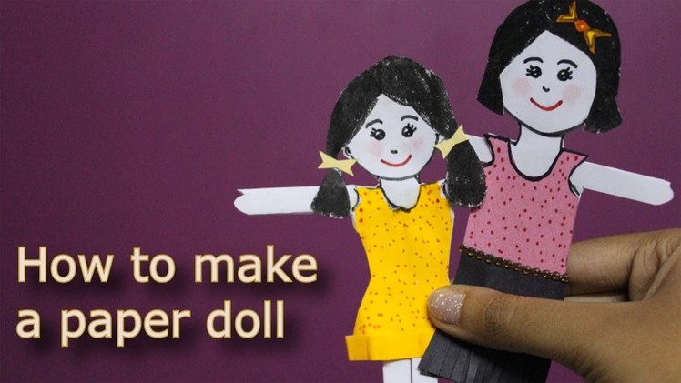 How to make a Paper Doll | Kids' Craft | Craftosphere Episode 1