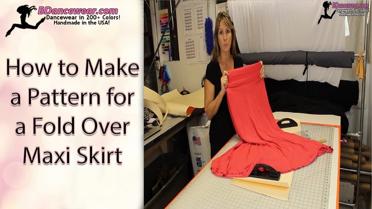 How to Make a Pattern for a Foldover Maxi Skirt