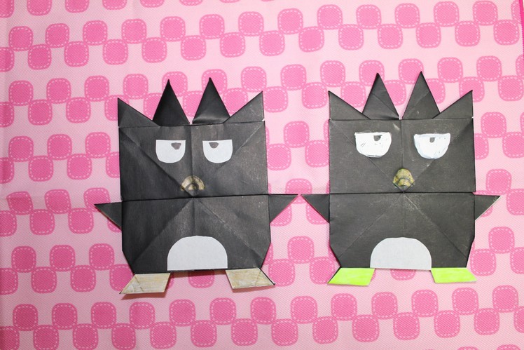 How to make an Cute Origami Character:Bad Badtz-maru Sanrio
