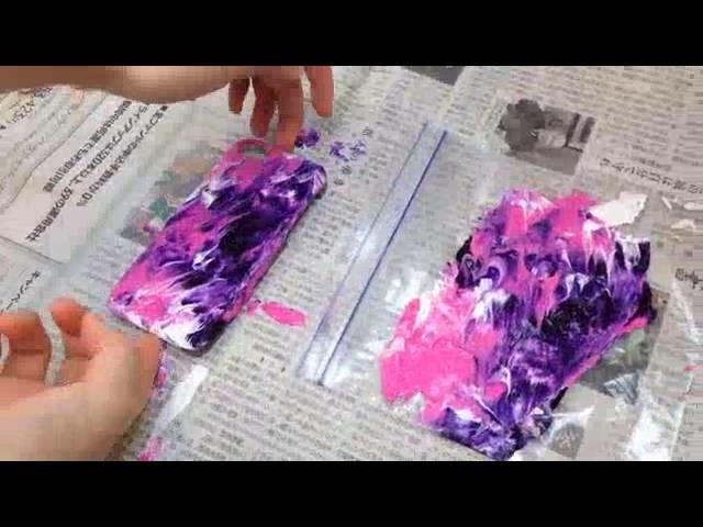 How To Make An iPhone Case | A Tie Dye Homemade iPhone Case DIY