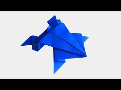 How To Make An ORIGAMI FROG That Jumps | Very Easy And Simple |DIY