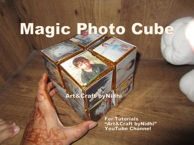 How to Make Memorable Magic Photo Cube from Waste Material DIY