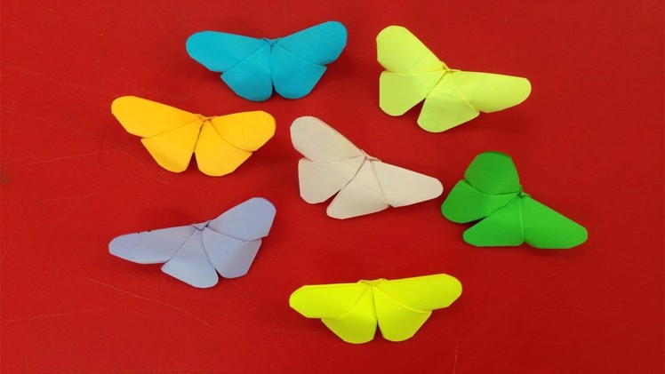 How to make paper butterflies | Easy origami butterfly for beginners making | DIY-Paper Crafts