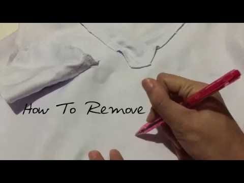 How to remove ink stains on your nurse white uniform