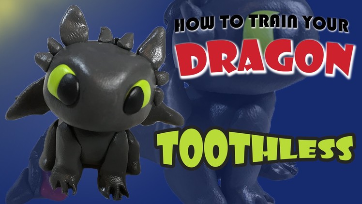 HOW TO TRAIN YOUR DRAGON | Let's make Toothless~ | BunBum's Playdoh.Clay Tutorial video