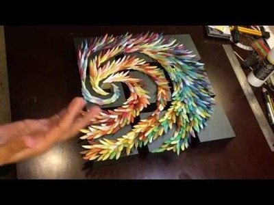 Hurricane Ko - Paper Sculpture