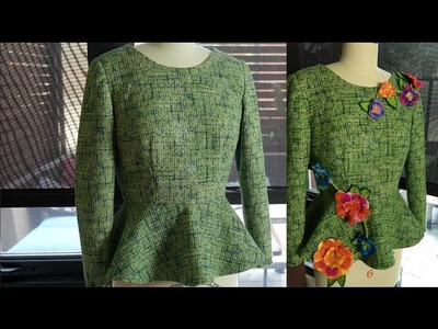 Peplum Blouse Construction: Sewing Project 1