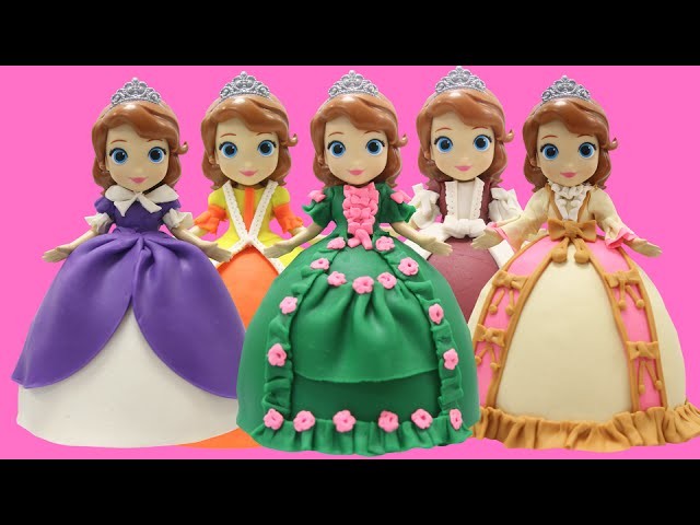 Play Doh Dresses "Sofia The First" Play Doh Craft N Toys