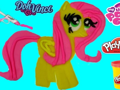 Play Doh My Littel Pony  DIY How to make Fluttershy Doh vinci
