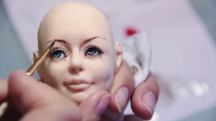 Process Of Creating Designer's Doll From Polymer Clay - Doll Making Art