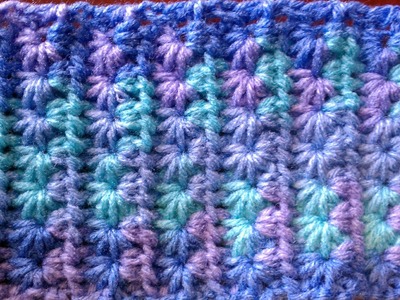 Punto Estrella a Crochet (star stitch) ganchillo