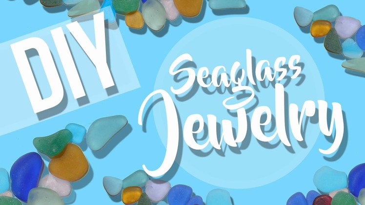 SEA GLASS JEWELRY Rings.Necklaces. DIY Fashion