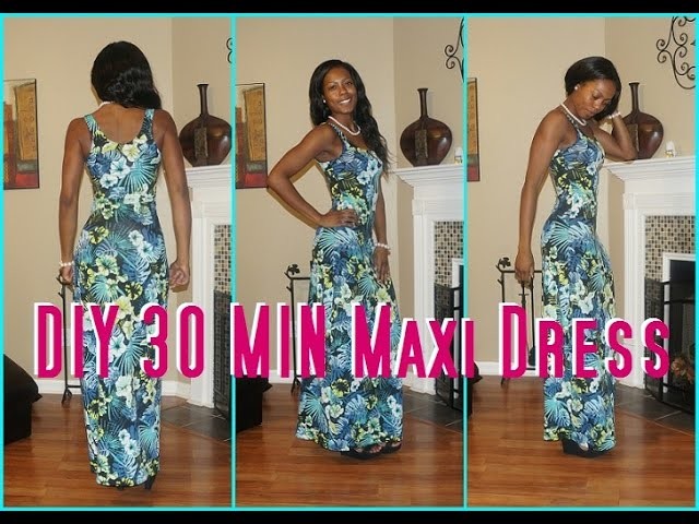 #4 DIY 30 Min Maxi Dress -Derri's Diary| Sew Derri