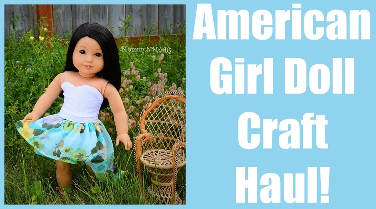 American Girl Doll Craft haul!! DIY Craft Supplies!